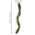 Guirlande de sapin artificiel verte, pour décoration festive, 180 cm | Floristik24.be
