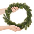 Couronne artificielle de sapin vert pour décoration de porte, 35 cm | Floristik24.be