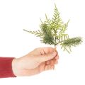 Branche de sapin artificielle pour décoration festive, 22 cm, 2 pièces | Floristik24.be
