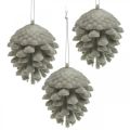 Floristik24 Pommes de pin cônes décoratifs à suspendre marron 8cm 4pcs