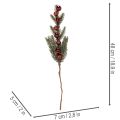 Branche de sapin artificielle avec boules de Noël, 48 cm, 2 pièces | Floristik24.be