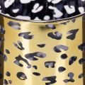 Porte-bougie chauffe-plat en verre à motif léopard, 12 cm | Floristik24.be