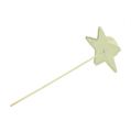 Floristik24 Photophore étoile à coller crème 9x23,5cm 1p