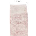Charnière de pot bicolore en feutrine décorative 100 % laine, blanche et rouge, 7,5 cm de large, 5 m de long | Floristik24.be