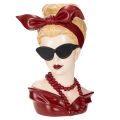 Vase en forme de tête de femme