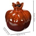 Décoration en céramique en forme de grenade, brillante, 14 cm | Floristik24.be