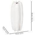 Vase côtelé, vase moderne en céramique pour fleurs séchées, 40 cm | Floristik24.be