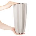 Vase côtelé moderne, grand vase décoratif pour fleurs séchées, 38 cm | Floristik24.be