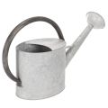 Arrosoir vintage en métal gris