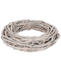 Couronne décorative en osier,
