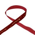 Floristik24 Ruban cadeau ruban de Noël ruban de velours rouge 25mm 20m