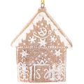 Décorations de Noël, motif gâteau au miel, renne, bonhomme en pain d'épice, flocon de neige, 7 cm, lot de 4 | Floristik24.be