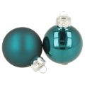 Floristik24 Boules de Noël, mates et brillantes, petites décorations de Noël, 4 cm, lot de 24.
