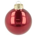 Ensemble de boules de Noël, décoration festive brillante, 6 cm, 24 pièces | Floristik24.be