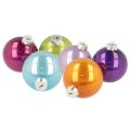 Floristik24 Ensemble de 14 boules de Noël colorées pour sapin, 75 mm.