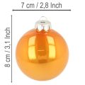 Ensemble de 14 boules de Noël colorées pour sapin, 75 mm. | Floristik24.be