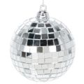 Floristik24 Boule de Noël décorative, boule miroir à suspendre, 7 cm, lot de 6