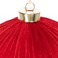 Grande boule de Noël rouge à suspendre, 15 cm, lot de 3 | Floristik24.be