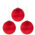 Grande boule de Noël rouge à