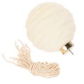 Boule de Noël blanche à