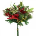 Floristik24 Bouquet d&#39;hiver artificiel avec cônes, décoration de l&#39;avent L30cm lot de 4pcs
