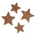 Floristik24 Étoiles de Noël en cuivre paillettes étoiles saupoudrer décoration 40pcs