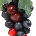 Floristik24 Raisins décoratifs Noir Fruit décoratif Raisins artificiels 15cm