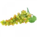 Floristik24 Déco raisins vert fruit artificiel décoration de vitrine 22cm
