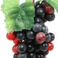 Floristik24 Déco raisin noir fruit artificiel décoration de vitrine 22cm