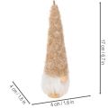 Figurine décorative de gnome à barbe, à suspendre, 17 cm, lot de 6. | Floristik24.be