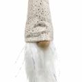 Floristik24 Gnome avec chapeau pointu à accrocher crème 48cm L57cm 3pcs