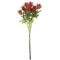 Branche de chardon rouge artificielle pour décoration, 67 cm, 3 pièces | Floristik24.be