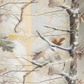 Lanterne en verre à motif de branches, intérieur doré, 12 cm | Floristik24.be