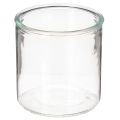 Floristik24 Vase cylindrique en verre transparent et polyvalent, 10 cm, lot de 3.