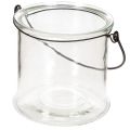 Lanterne suspendue en verre