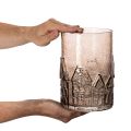Porte-bougies chauffe-plat en verre pour décoration de table 23 cm | Floristik24.be