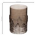 Porte-bougies chauffe-plat en verre pour décoration de table 23 cm | Floristik24.be