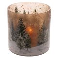 Porte-bougie chauffe-plat en