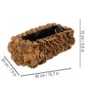 Bac conique rectangulaire pour plantation, 40 cm | Floristik24.be