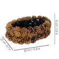 Pot de fleurs ovale en forme de pomme de pin, 30 cm | Floristik24.be