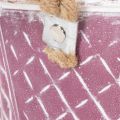 Bol en zinc, forme losange,