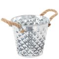 Pot en zinc avec anses en