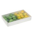 Floristik24 Mix de citrons 2cm jaune et vert 24 pièce