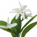 Branche déco citron et fleurs branche artificielle décoration d'été 26cm 4pcs | Floristik24.be