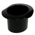Floristik24 Cylindre noir 7cm 9pcs