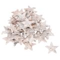 Mini étoiles de bouleau 2 cm - 2,5 cm blanchies à la chaux, 150 pièces | Floristik24.be