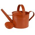 Arrosoir décoratif en métal de style champêtre, orange-brun, 26 cm, 5 L - Utilisation polyvalente comme pot de fleurs et arrosoir décoratif | Floristik24.be