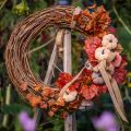 Couronne décorative miniature en vigne naturelle Ø15cm, 6 pièces, décoration à faire soi-même | Floristik24.be