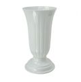 Floristik24 Vase Lilia blanc Ø16 - 28cm vase de sol 1pc