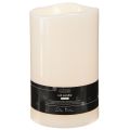 Grande bougie LED avec minuterie, pour usage extérieur, blanc chaud, Ø 12,5 cm, H 20 cm | Floristik24.be